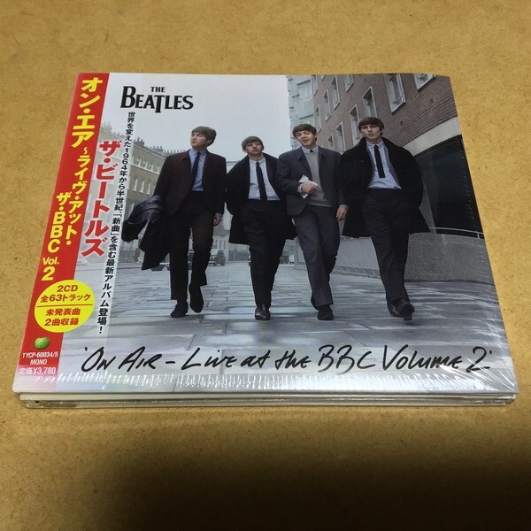【未開封】ザ・ビートルズ／オン・エア～ライヴ・アット・ザ・BBC Vol.2 (The Beatles)　TYCP-60034/5 CD2枚組 未発表曲2曲収録 2013年盤_画像1