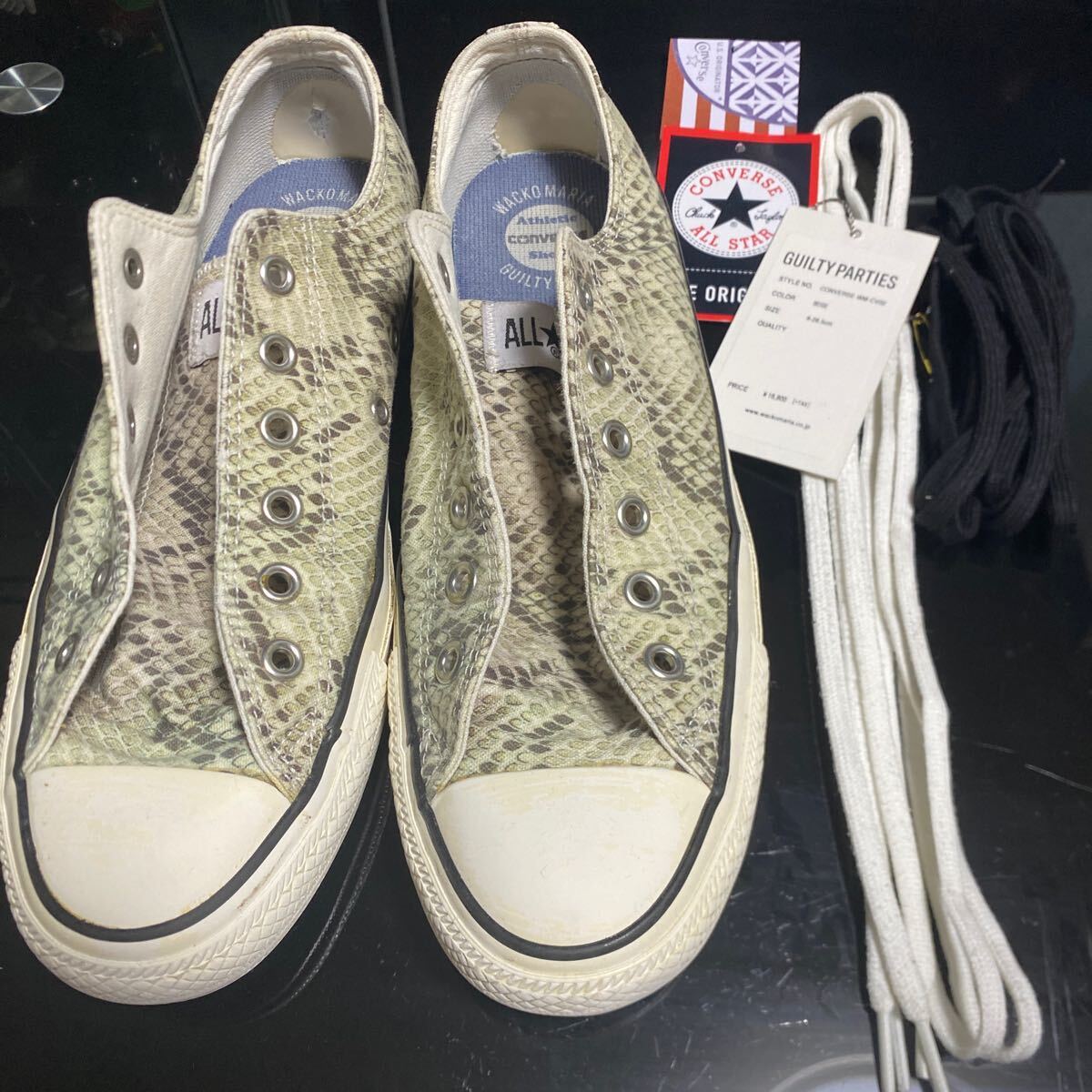 Wackomaria CONVERSE 8-26.5cm Snakeコンバース_画像1