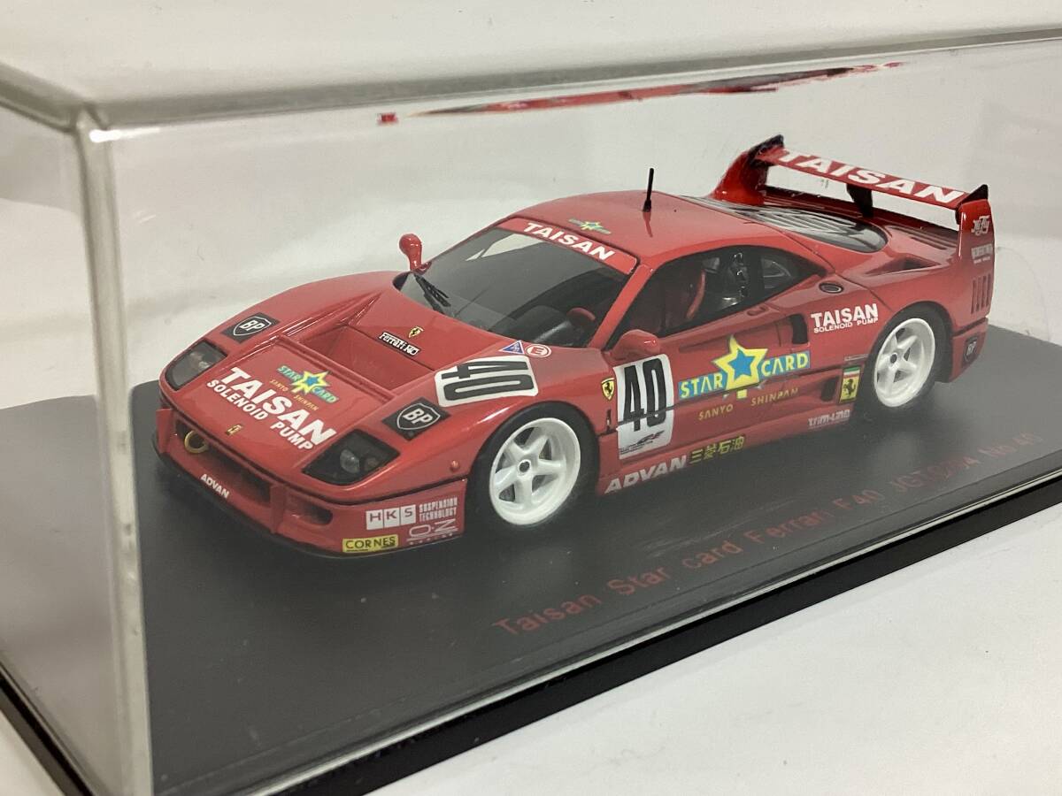 エブロ レッドライン 1 ／43 フェラーリ タイサン スターカード フェラーリ F40 JGTC 1994年 #40の画像2