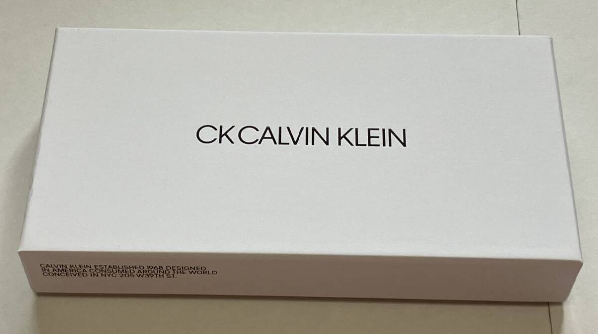 CK CALVIN KLEIN 長財布 かぶせ メンズ 本革 ポリッシュ 817636 小銭入れ カード収納 レザー 黒 牛革 メンズ カルバンクライン 薄 スリム_画像10