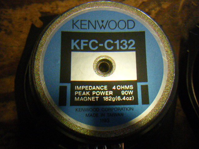 平成１１年 プレオ スポーツ GF-RA1　KENWOOD ケンウッド KFC-C132 スピーカー セット_画像3