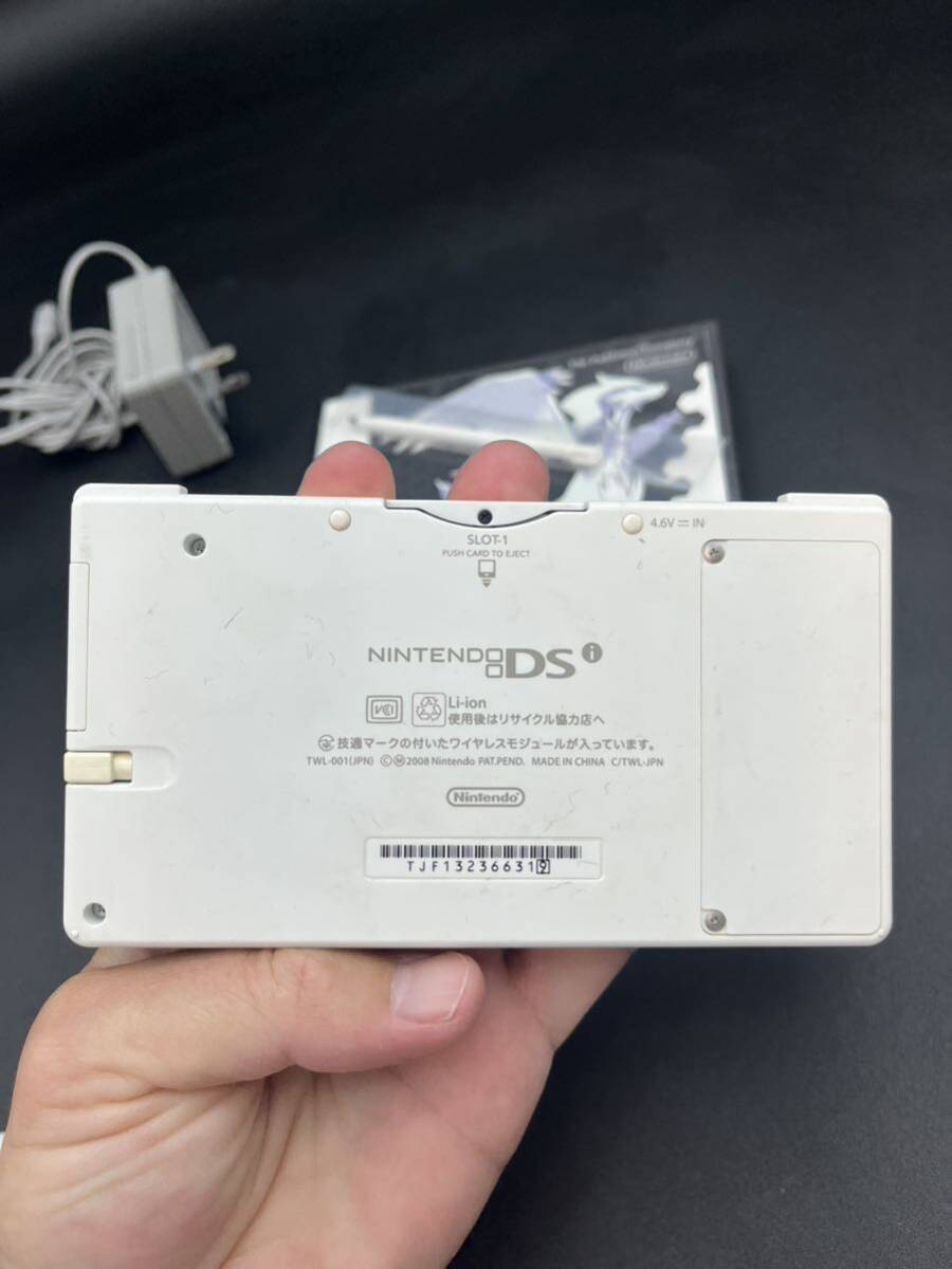 Nintendo DSi 任天堂 ゲーム機 ホワイト ソフト付きポケットモンスターブラック　r60405-1_画像6
