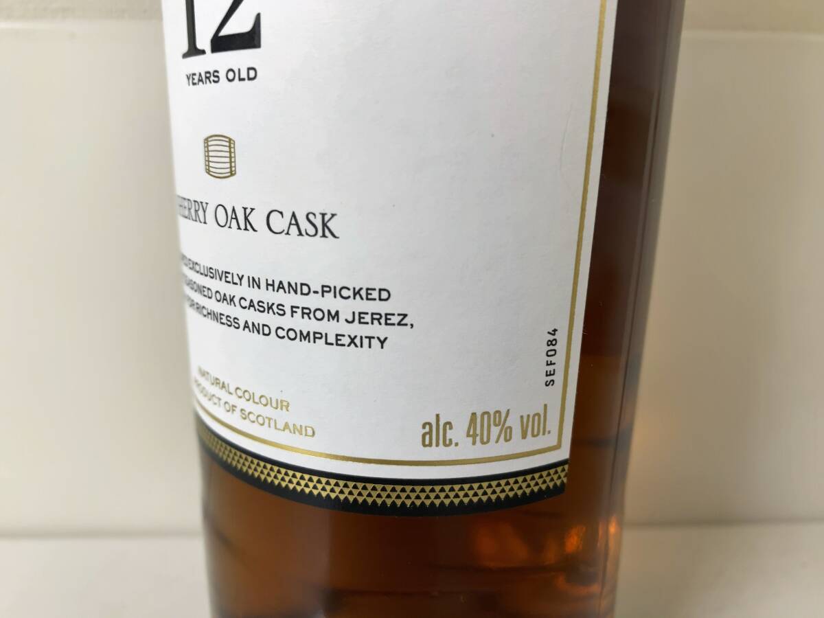 ☆未開栓☆ マッカラン 12年 シェリー オーク カスク MACALLAN 12年 SHERRY OAK CASK 40% 700ml スコッチ ウイスキー ★37190の画像5