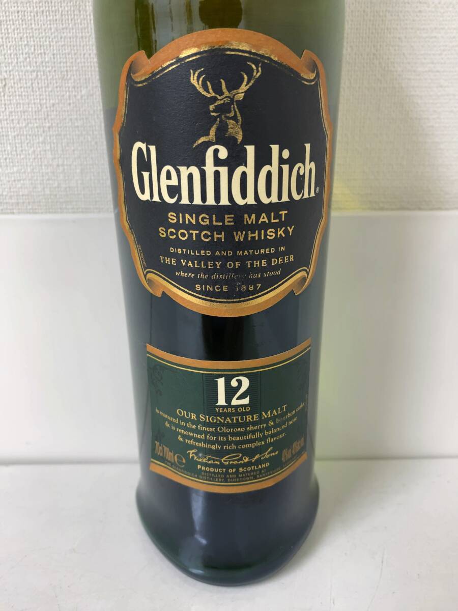 ☆未開栓☆ Glenfiddich グレンフィディック 12年 40% 700ml シングルモルト スコッチ ウイスキー ★37144の画像2