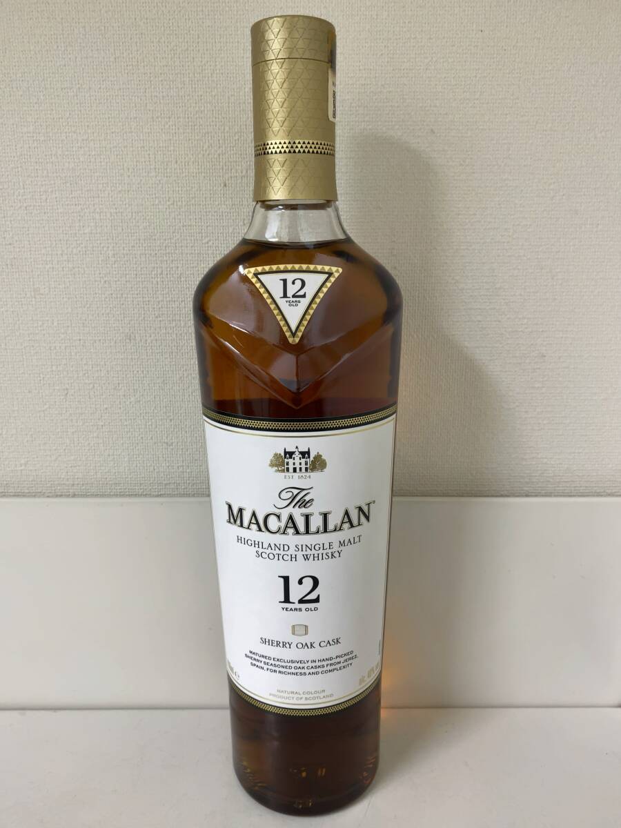 ☆未開栓☆ マッカラン 12年 シェリー オーク カスク MACALLAN 12年 SHERRY OAK CASK 40% 700ml スコッチ ウイスキー ★37190の画像2