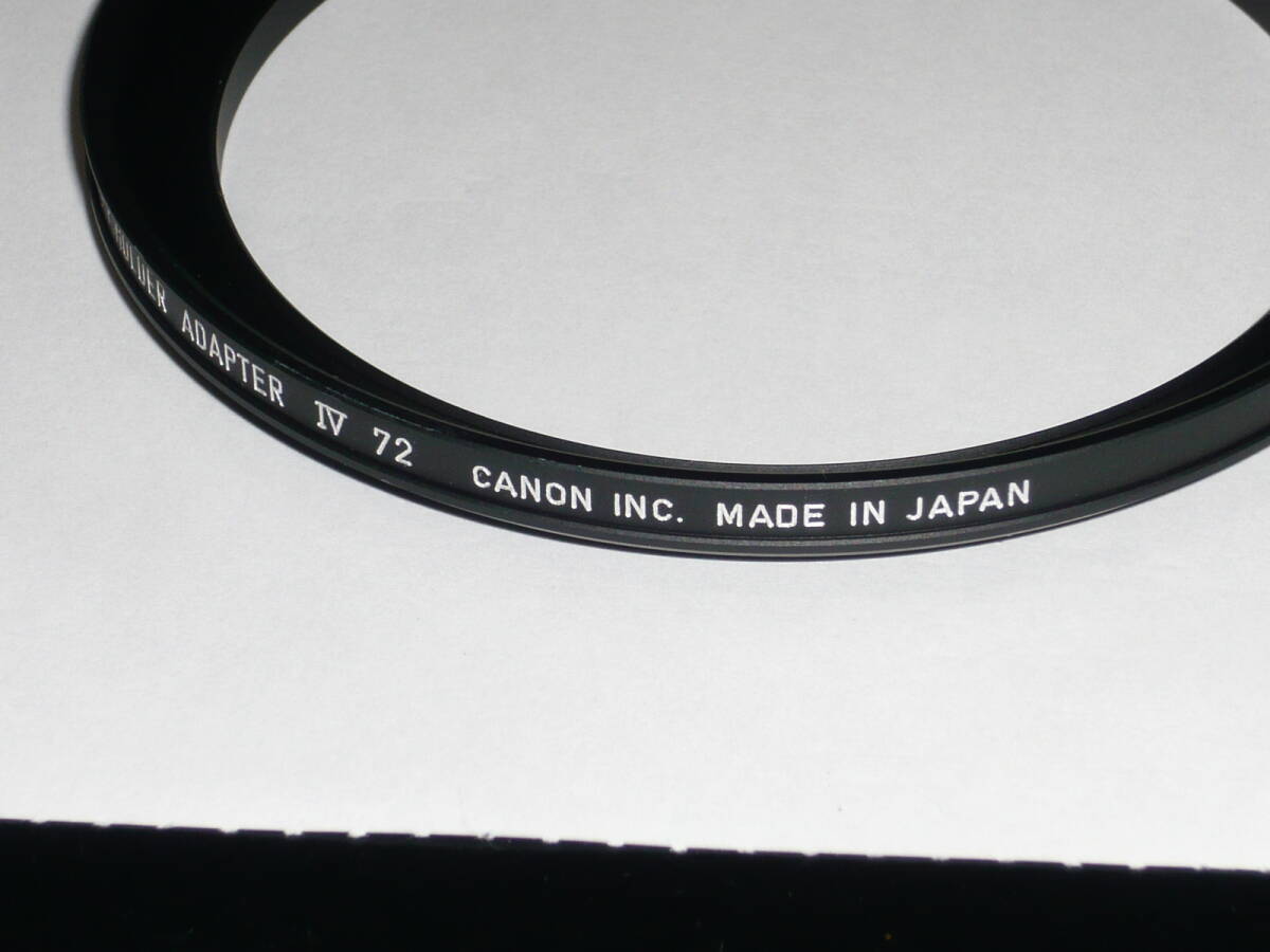 Canon G.F. Holder Adapter Ⅳ 72 日本製_画像4