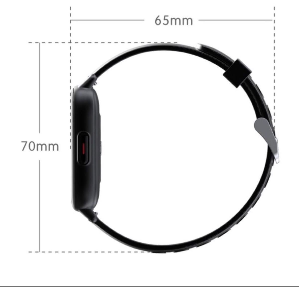 【510040F】スマートウォッチ 1.69インチ 大画面 腕時計 Bluetooth5.0　ブルー