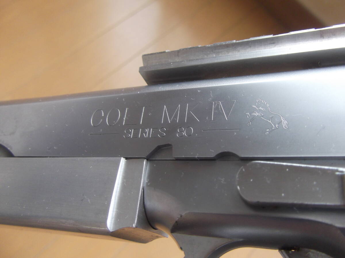 MGC COLT MK Ⅳ【カスタム品？】 ガバメント 固定スライド ガスガン◆マガジン欠品/動作未確認/コルト_画像4