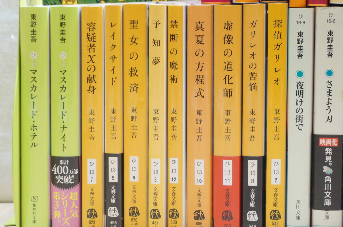 【E501E】東野圭吾 まとめて 40冊セット 容疑者Xの献身 幻夜 マスカレード・ホテル さまよう刃 ダイイング・アイ 眠りの森 他 同梱不可_画像2