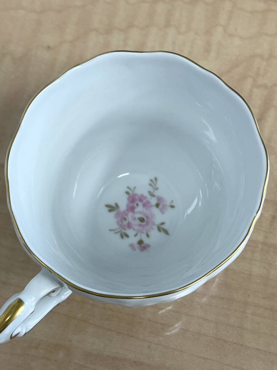 65910 Rndner リンドナー Handarbeit 金彩 花柄 カップ＆ソーサー 陶器 陶磁 食器の画像8