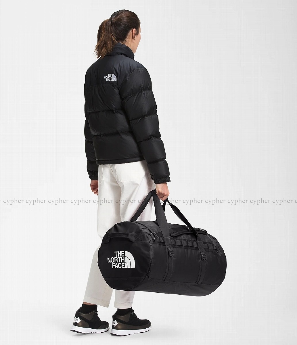 M 新品 THE NORTH FACE BASE CAMP DUFFEL ブラック ノースフェイス ベース キャンプ ダッフル バッグ ボストン リュック 旅行 出張 黒 BCの画像5