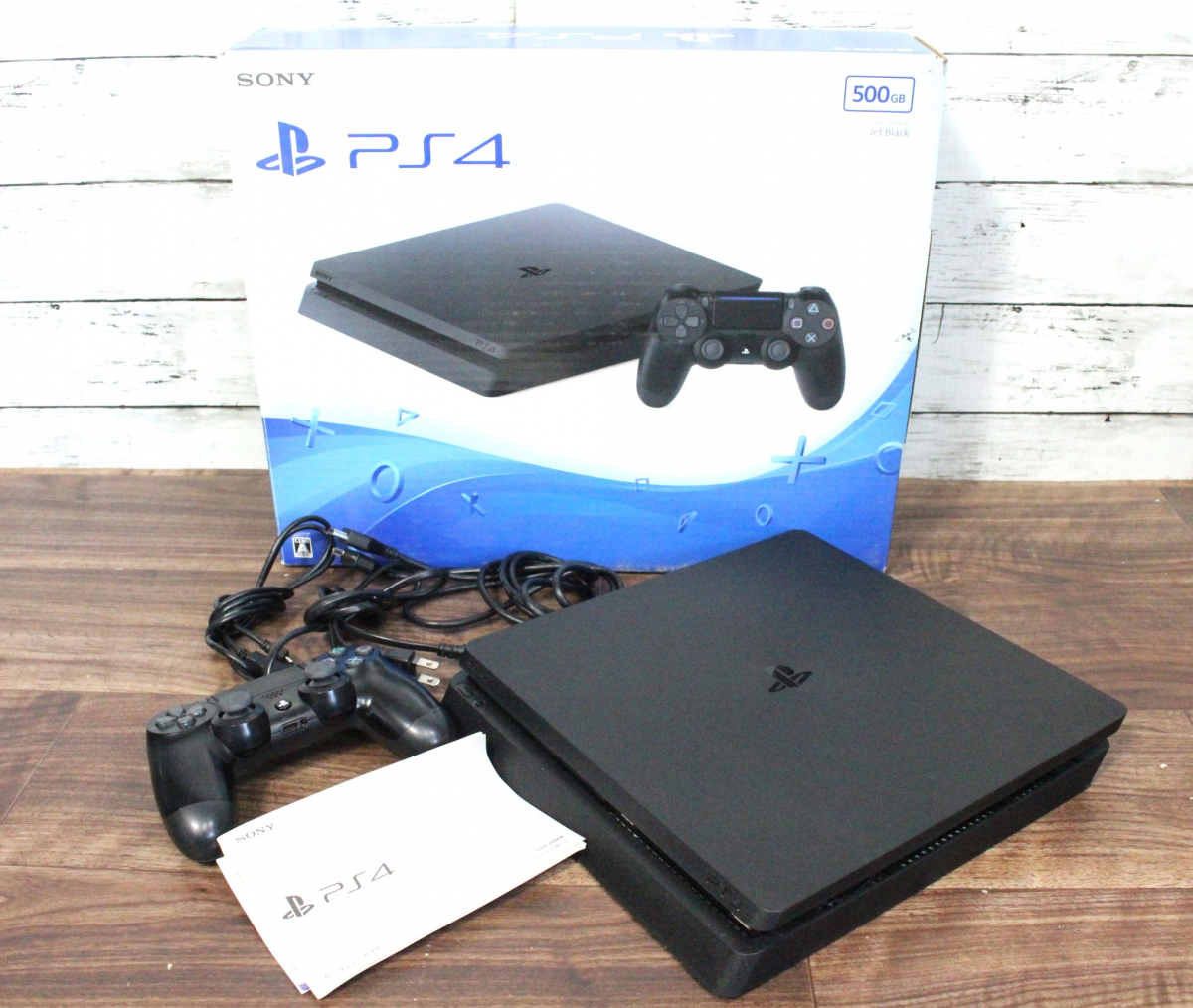 【ト長】SONY ソニー PlayStation4 プレステーション4 PS4 プレステ4 CUH-2000A ゲーム機 コントローラー 箱付き IA426IOE01の画像1