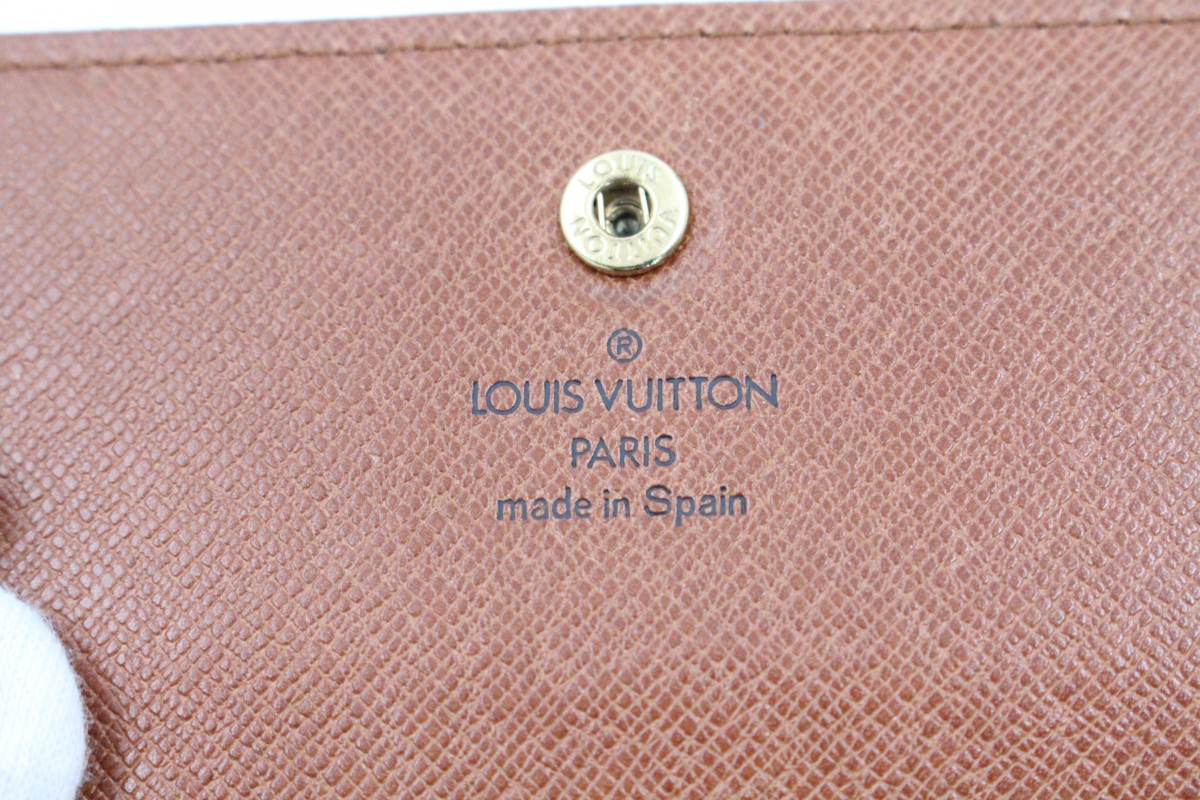 【ト長】LOUIS VUITTON ルイヴィトン 財布 モノグラム ポシェット パスポール M60135 三つ折り財布 レディース IR677IOE95の画像2