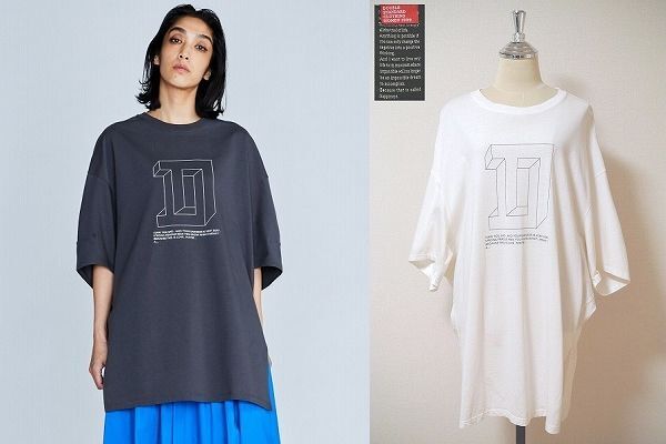 ◎DOUBLE STANDARD CLOTHING【ダブルスタンダードクロージング】ラスティック天竺ビッグTシャツ 定価13,000円+税 日本製 W_定価13,000円+税 MADE IN JAPAN(日本製)