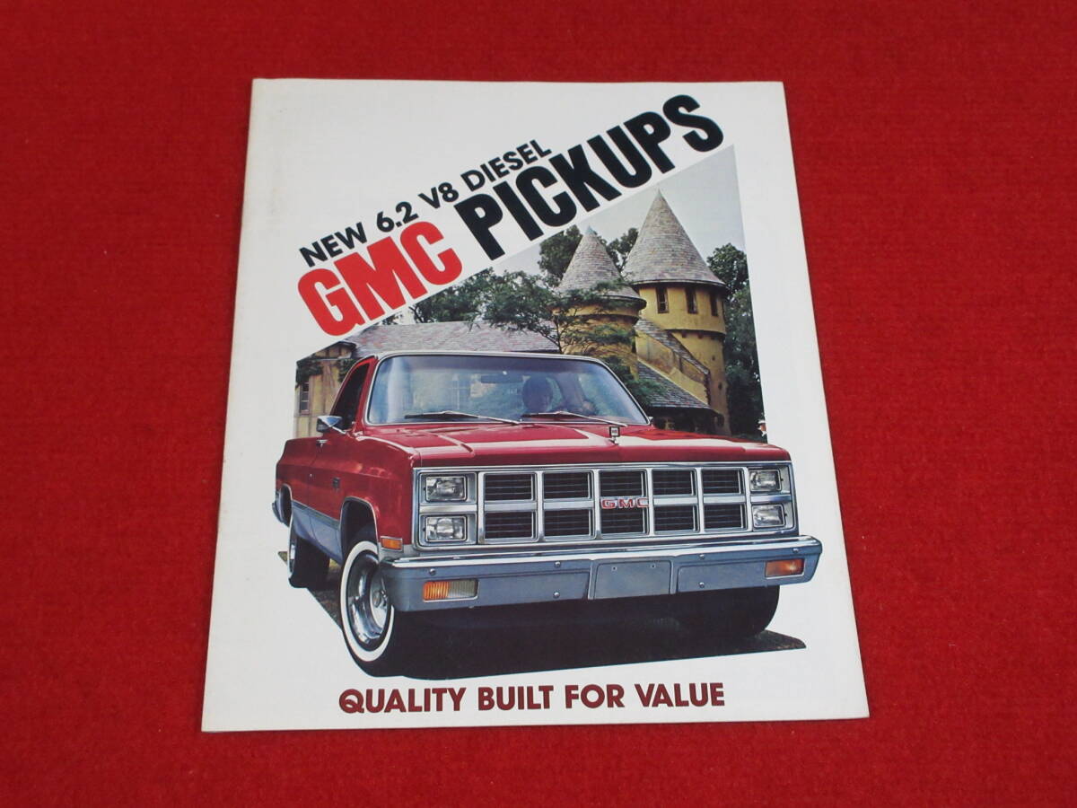 □（10) GMC PICKUP 1982 昭和57 カタログ □の画像1