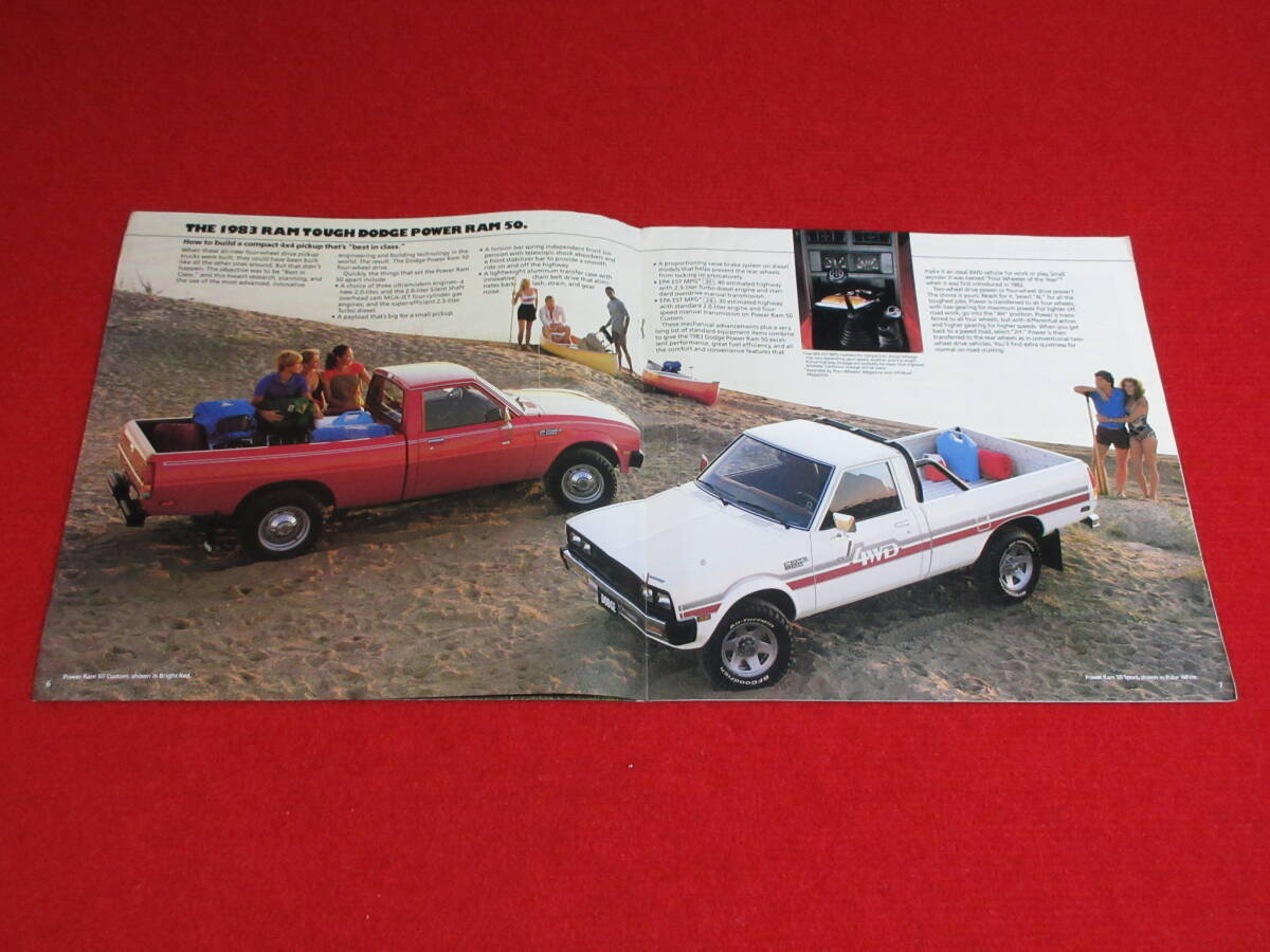 □（8)　DODGE　RAM TRUCK　1983　昭和58　カタログ　□_画像3