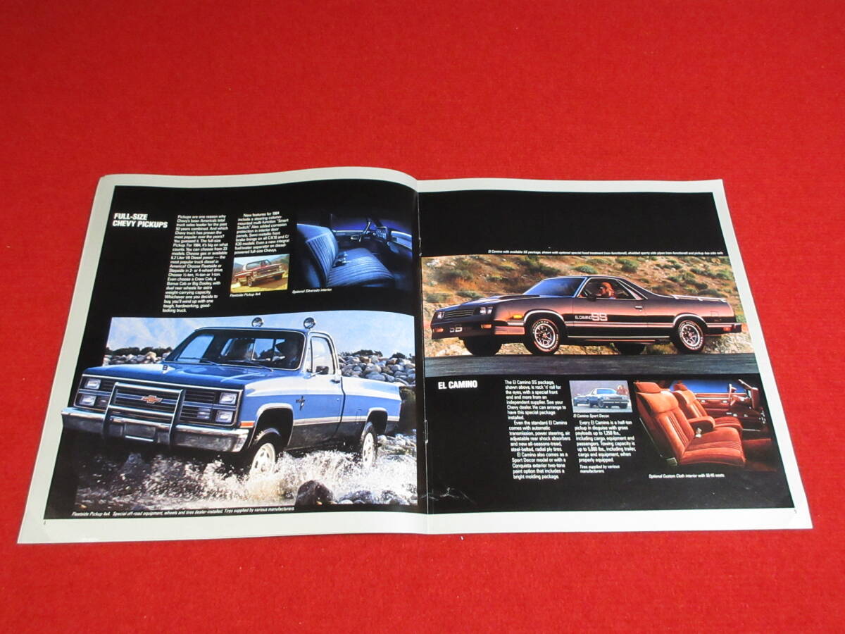 □（24) CHEVROLET TRUCK 1984 昭和59 カタログ □の画像2