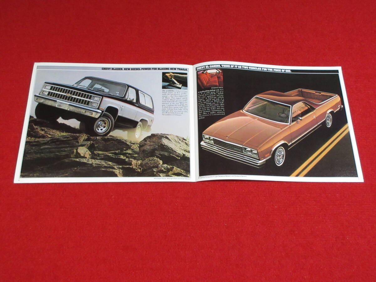 □（13） CHEVROLET TRUCK 1982 昭和57 カタログ □の画像3