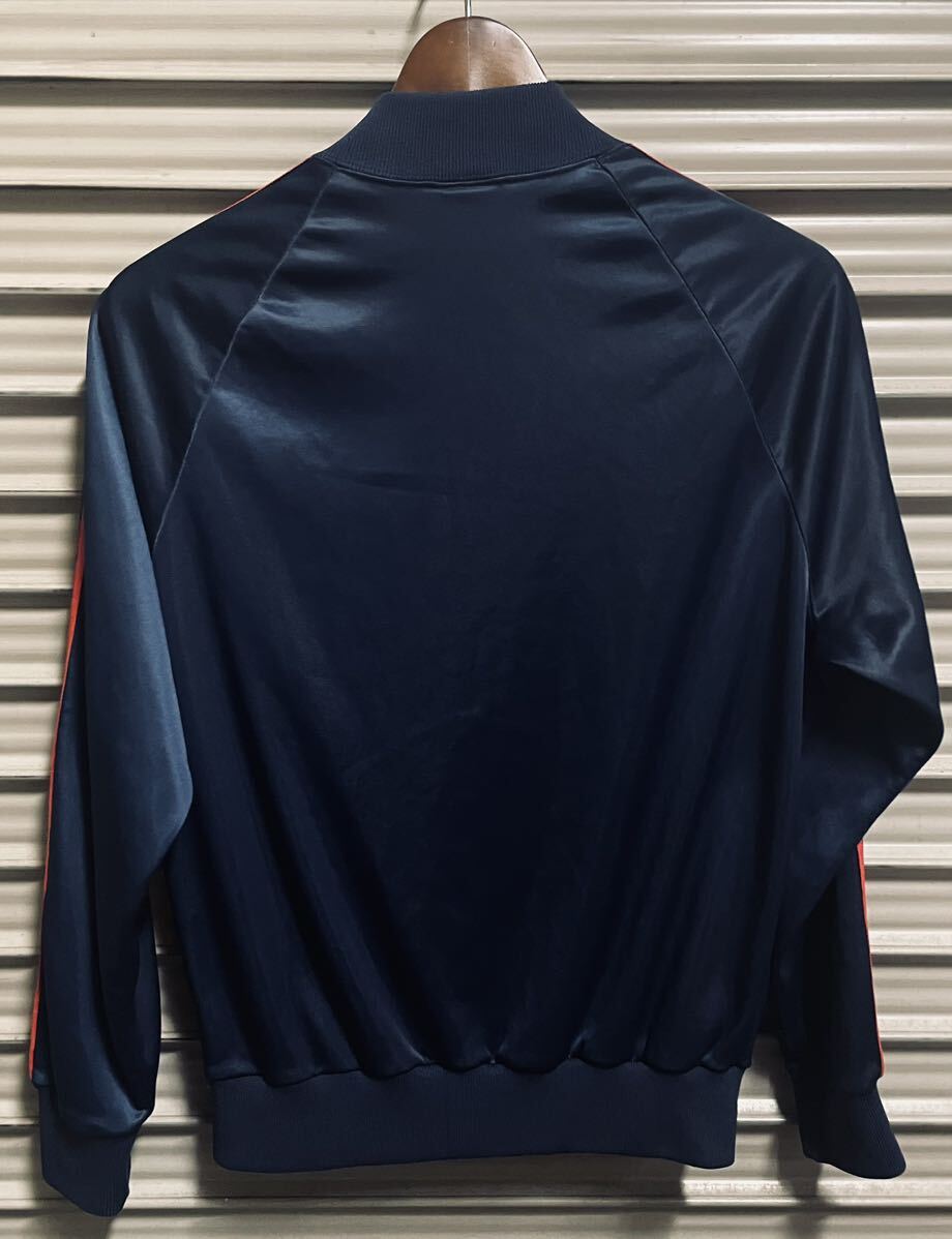 70s 80s ADIDAS ATP Adidas спортивная куртка джерси темно-синий × красный KEYROLAN USA производства yons "надеты" 