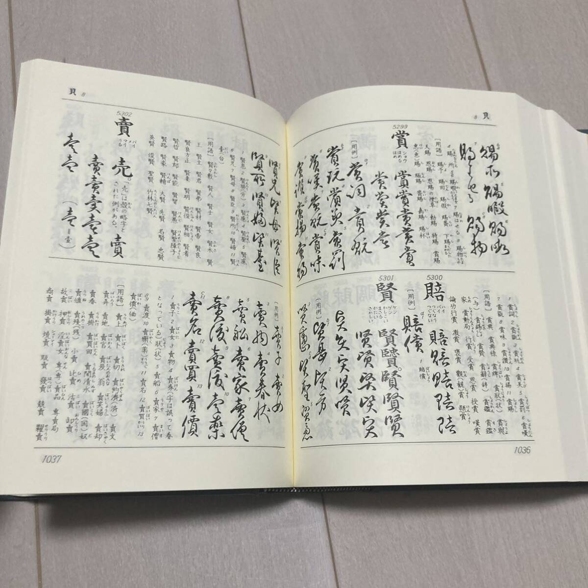 J 平成元年発行 「くずし字用例辞典 机上版」の画像7