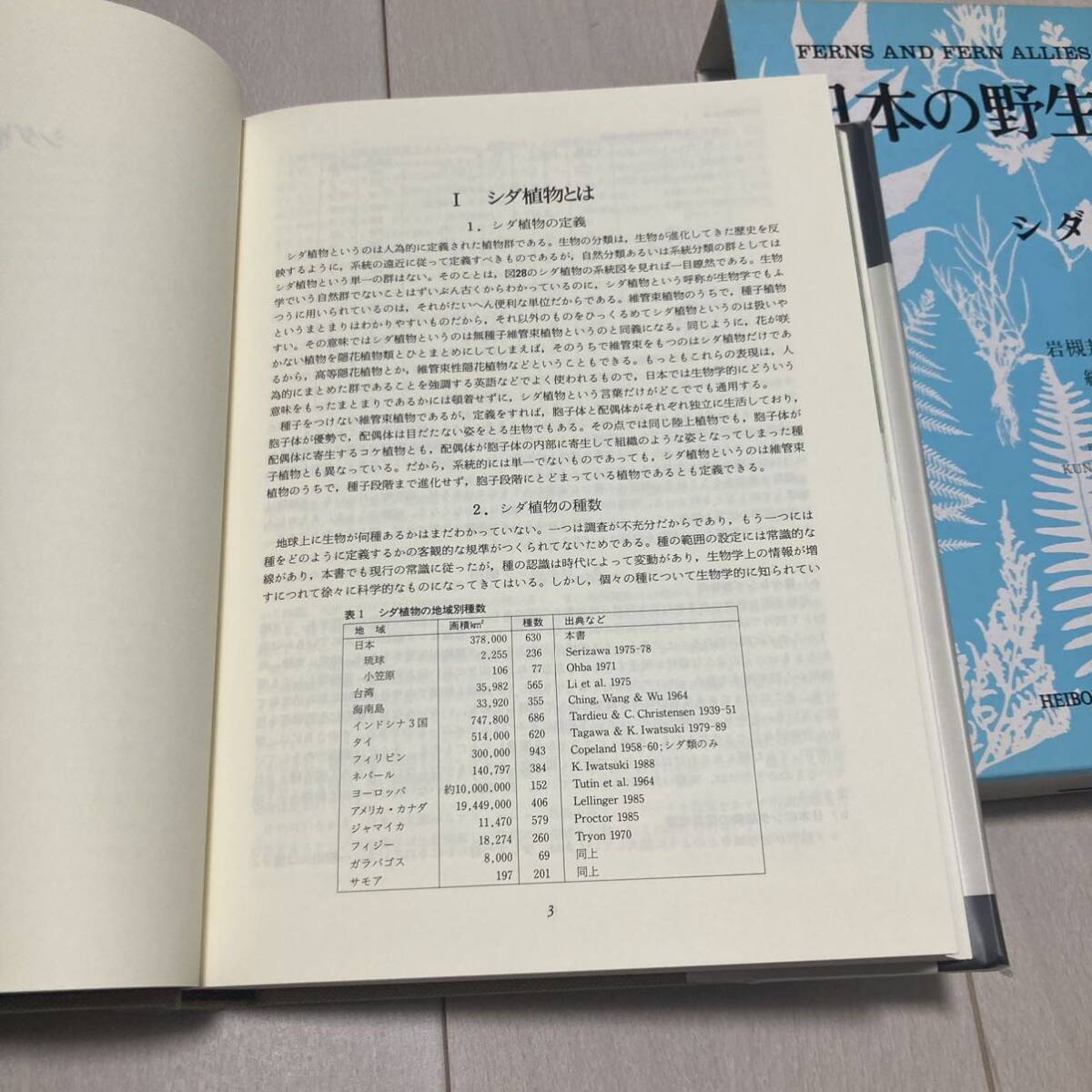 J 1993年初版発行 「日本の野生植物 シダ」_画像4