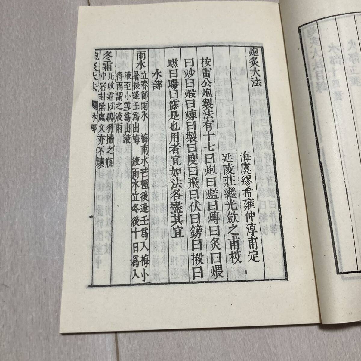 K 1985年発行 唐本 影印版 「炮炙大法」_画像4