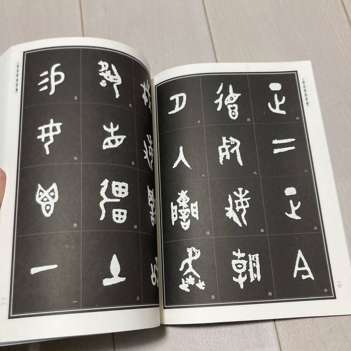 K 2007年発行 書道　唐本 影印版 「金文常用字彙」_画像5