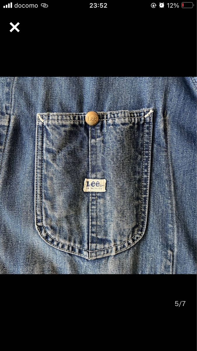 70s Lee リー 91-J デニムカバーオール ビンテージ ヴィンテージ 70s Lee リー 91-J デニムカバーオール ビンテージ ヴィンテージ