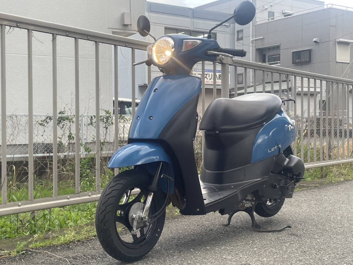 福岡県 福岡市 博多区から スズキ CA4AA レッツ レッツG Let's 実動車 低走行 売り切りますの画像1