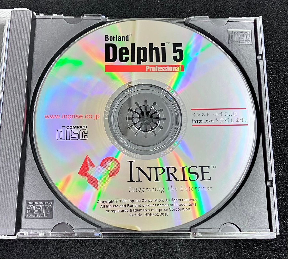 2YXS1828★現状品★Borland Delphi5 Professional Inprise Integrating the Enterprise インストール番号有りの画像2