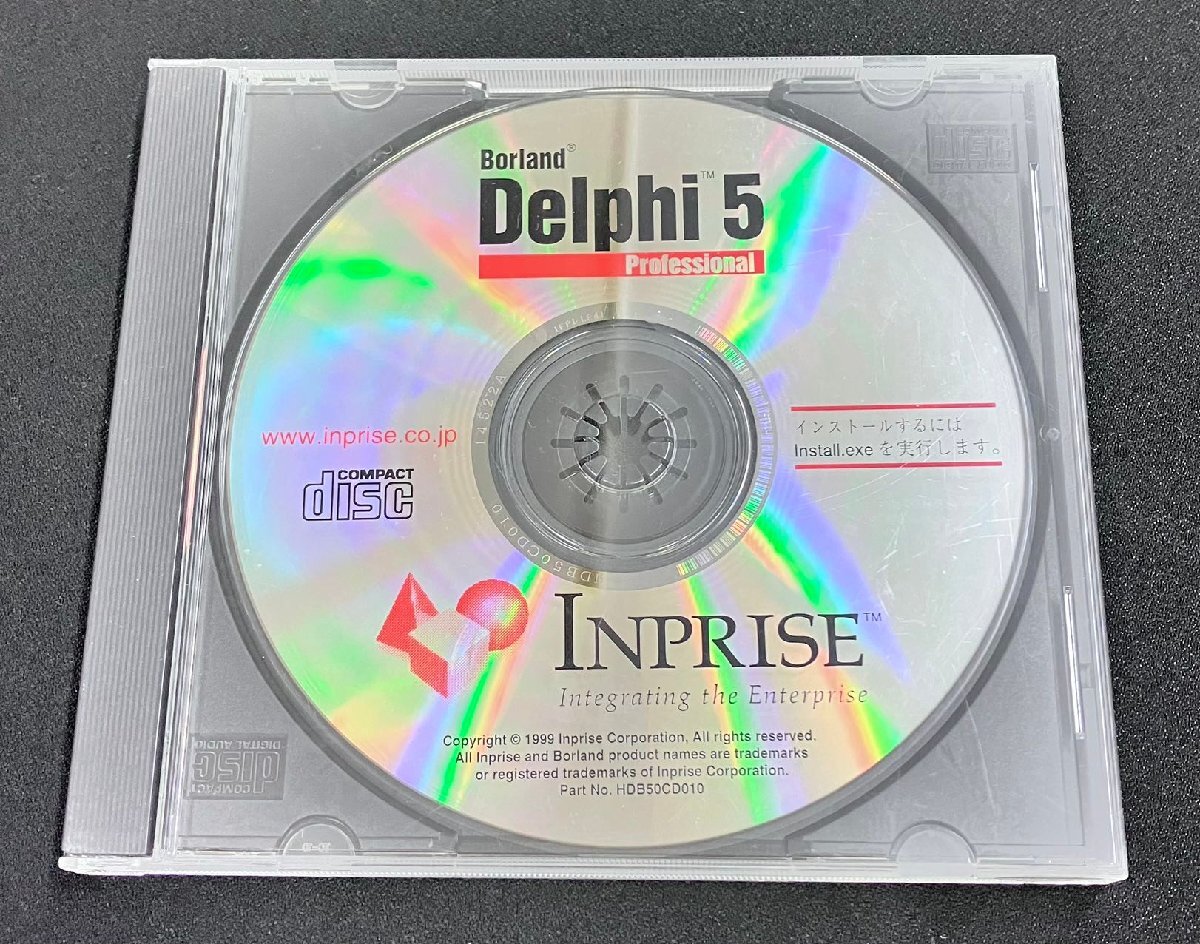 2YXS1828★現状品★Borland Delphi5 Professional Inprise Integrating the Enterprise インストール番号有りの画像1