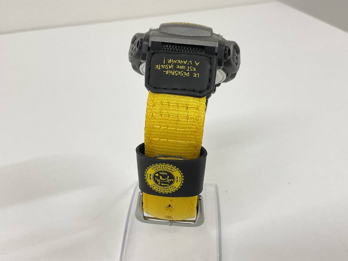 CASIO カシオ G-SHOCK Gショック DW-8800 アニエスベー オレールモデル グレー×イエロー ケース付 コラボ モデル クオーツ 腕時計【8357の画像8
