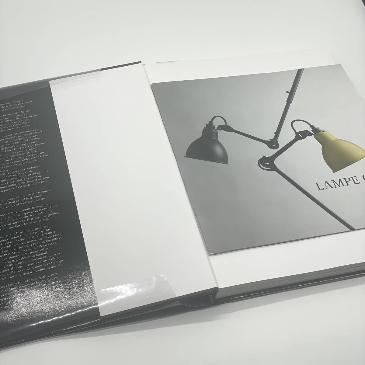 【現品限り】La Lampe Gras 2008年 フランス 初版本 ハードカバー 絶版本 洋書 ランプ グラ RAVEL コルビュジェ industrial First Editionの画像4