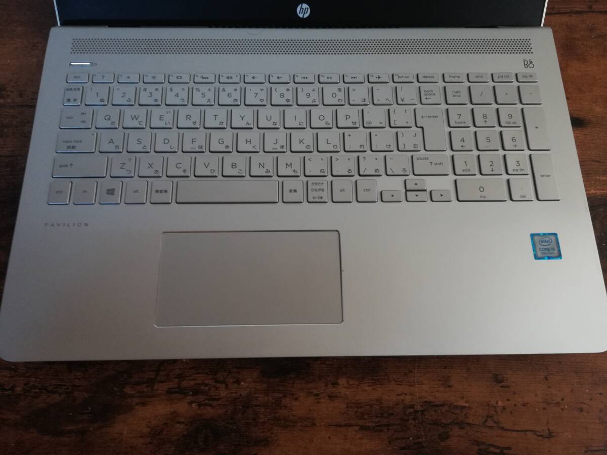 Hp pavilion 15 i5 8250u/RAM8GB/SSD128GB/windows10 ジャンクの画像2