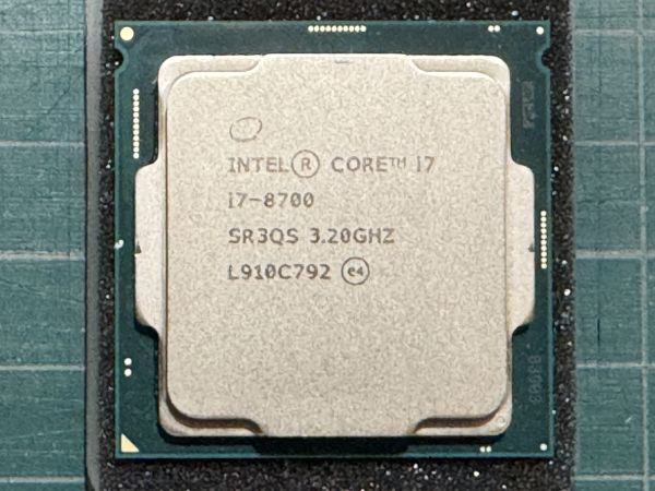 Intel Core i7 - 8700 ②_画像2