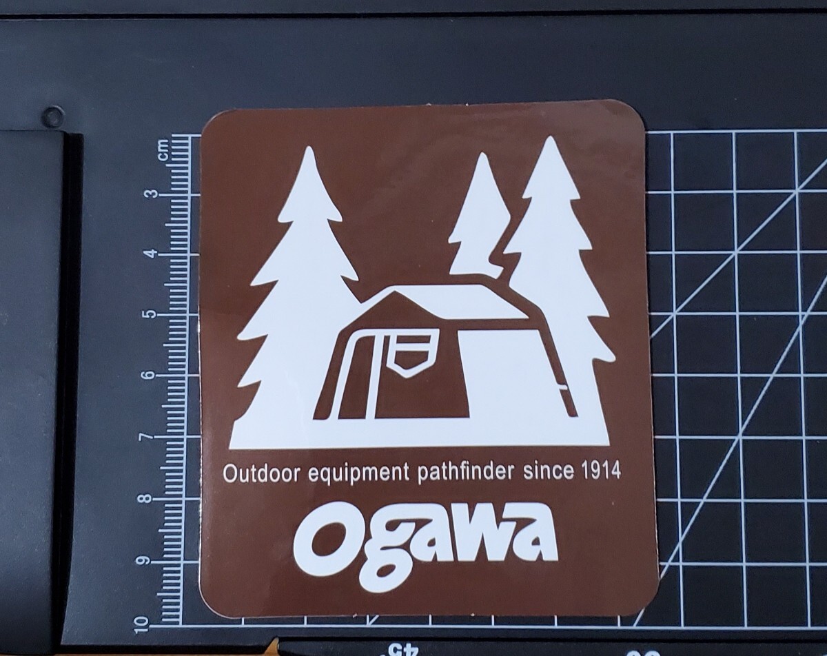 ogawa キャンプステッカー 防水ステッカー シール 登山 キャンプ用品 3枚同時購入でランダムでステッカー1枚プレゼント_画像1