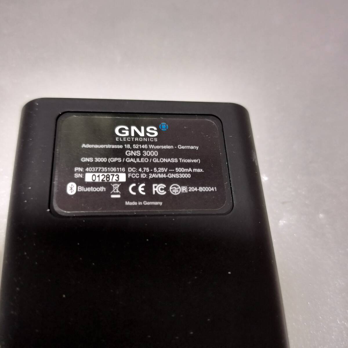 【1円オークション】 GNS GNS3000 GPSレシーバー＆ロガー GNS 2000 Plus後継機 【技適認証＆MFI認証済み】 TS01B001278の画像3