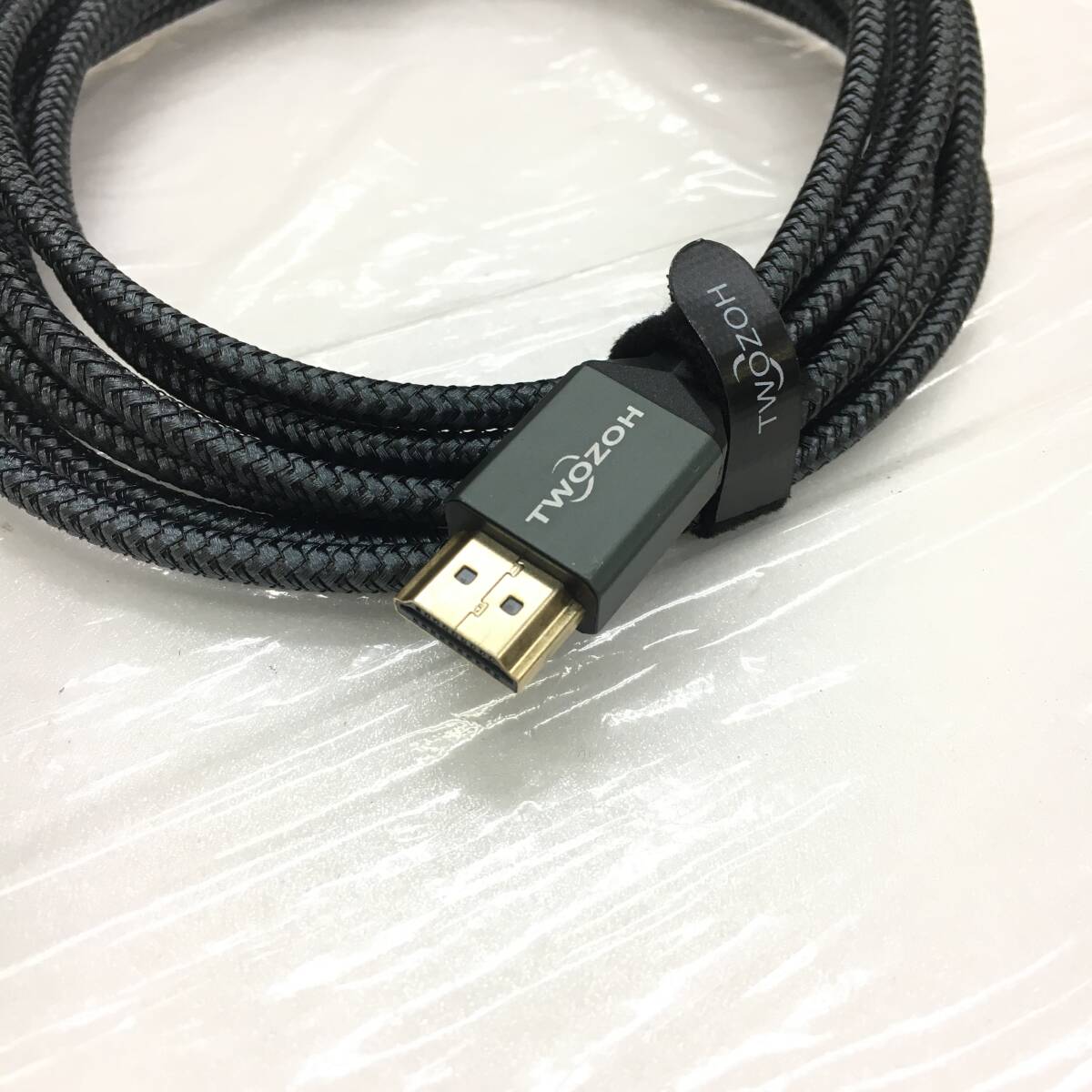 【1円オークション】 Twozoh Micro HDMI to HDMI ケーブル 1M (HDMI マイクロタイプDオス - HDMI タイプAオス) 3D 4K TS01B001473_画像2