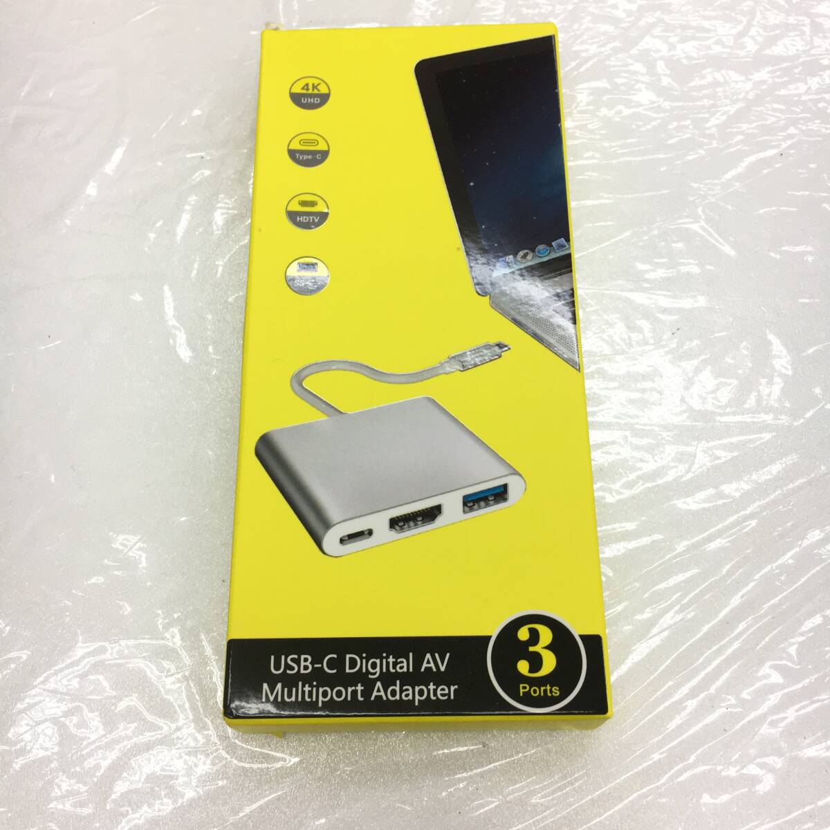 【1円オークション】 Topamz USB Type C HDMI アダプタ 4K 解像度 hdmiポート+USB 3.0高速ポート+タイプC 100W TS01B001474の画像1