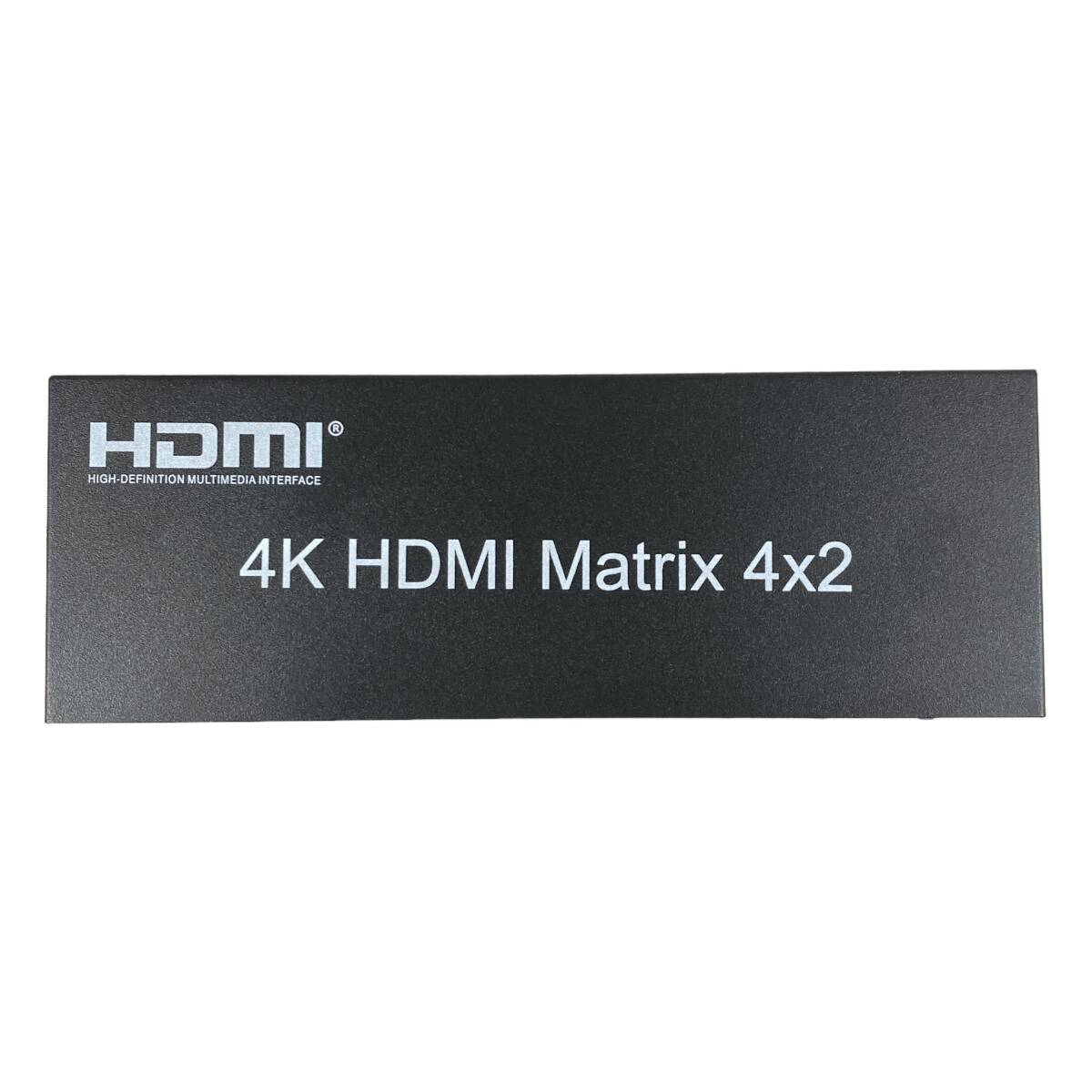 【1円オークション】4K x 2K HDMIマトリックス セレクター 4入力2出力 音声分離器 光デジタル・L/Rオーディオ分離 スイッチャー ARM0117の画像3