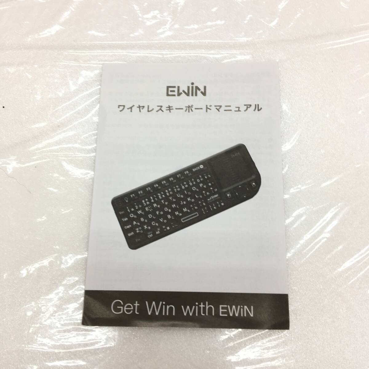 【1円オークション】 Ewin ES-KB01X1 ミニ キーボード ワイヤレス 2.4GHz タッチパッド搭載 超小型 USB レシーバー付き TS01B001597_画像5