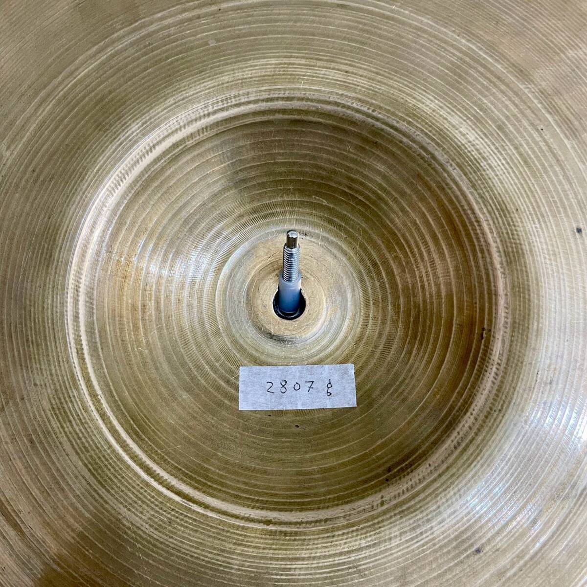 ● 1円～売切 1940s OLD A Zildjian 22 Ride CYMBAL ジルジャン22インチオールドライドシンバル ●_画像4