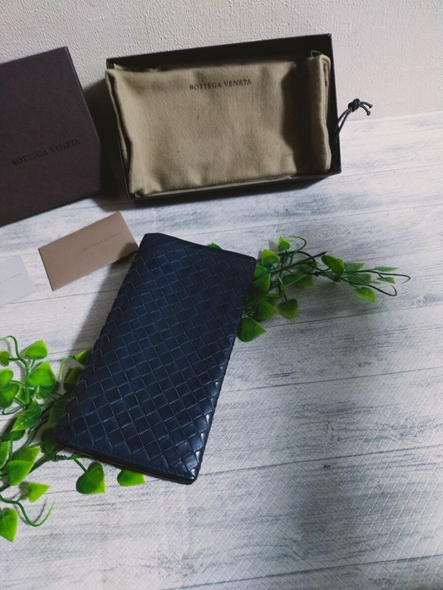  サービス品 人気カラー 希少 ボッテガ・ヴェネタ BOTTEGA VENETA 財布 長財布_画像3