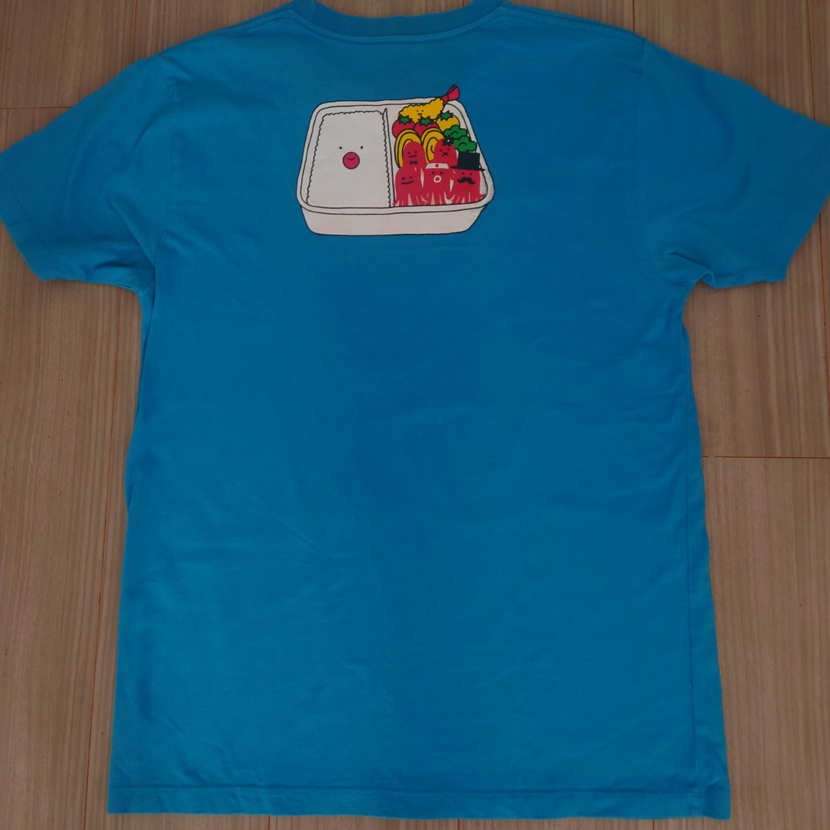 グラニフ Tシャツ　お弁当たこウインナーМサイズ　ブルー