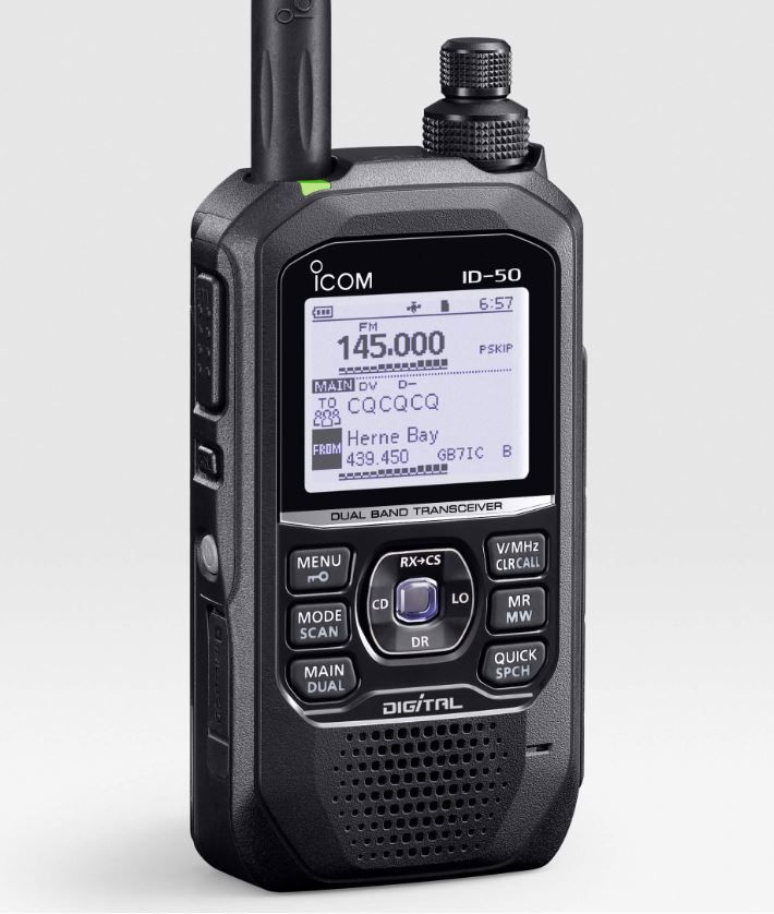 ICOM 144/430MHｚ 5Ｗ Ｄ－ＤＴＡＲ/ＦＭ機 ＩＤ－５０ 未使用品の画像1