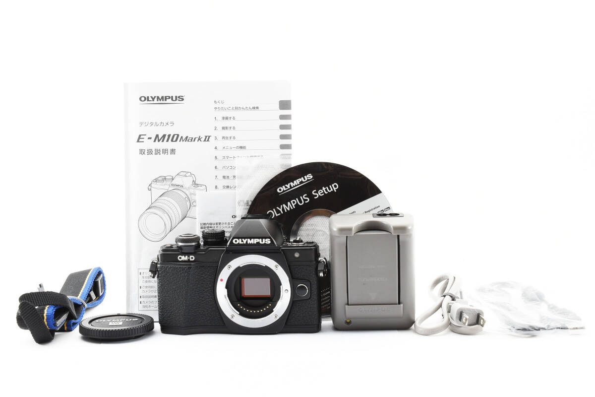 ★外観美品 専門店での動作確認済み 付属品多数あり★ オリンパス Olympus OM-D E-M10 II の画像1