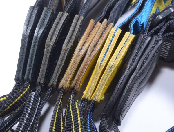 【Y110】カメラ用ストラップ 5本セット 使用感あり傷み劣化強い @3800