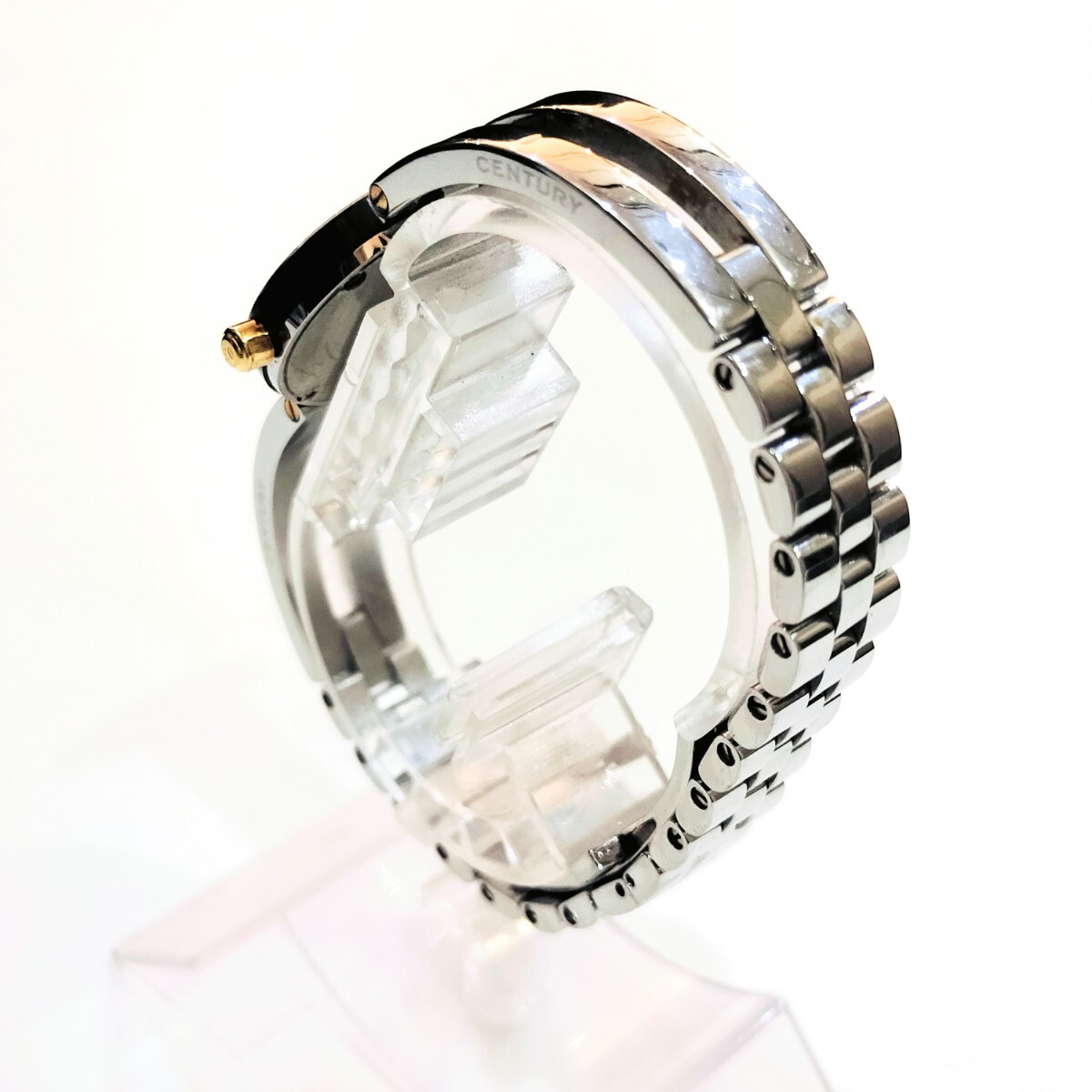 CENTURY Century time jem1P diamond quartz lady's wristwatch immovable goods case equipped 