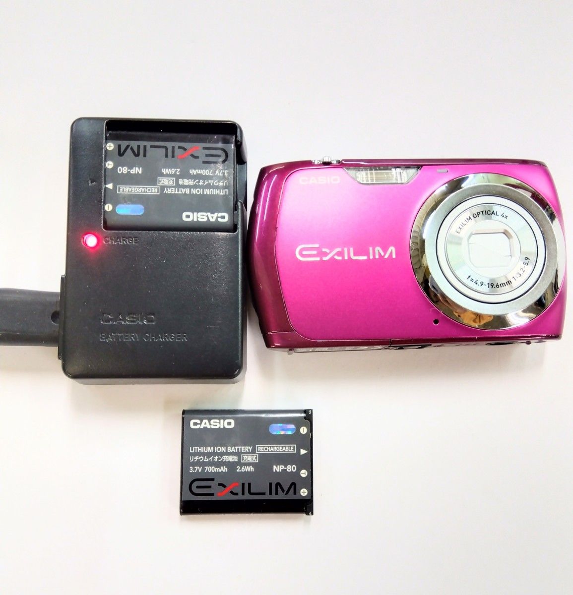 カシオ デジタルカメラ EXILIM CASIO EX−Z370動作確認OK