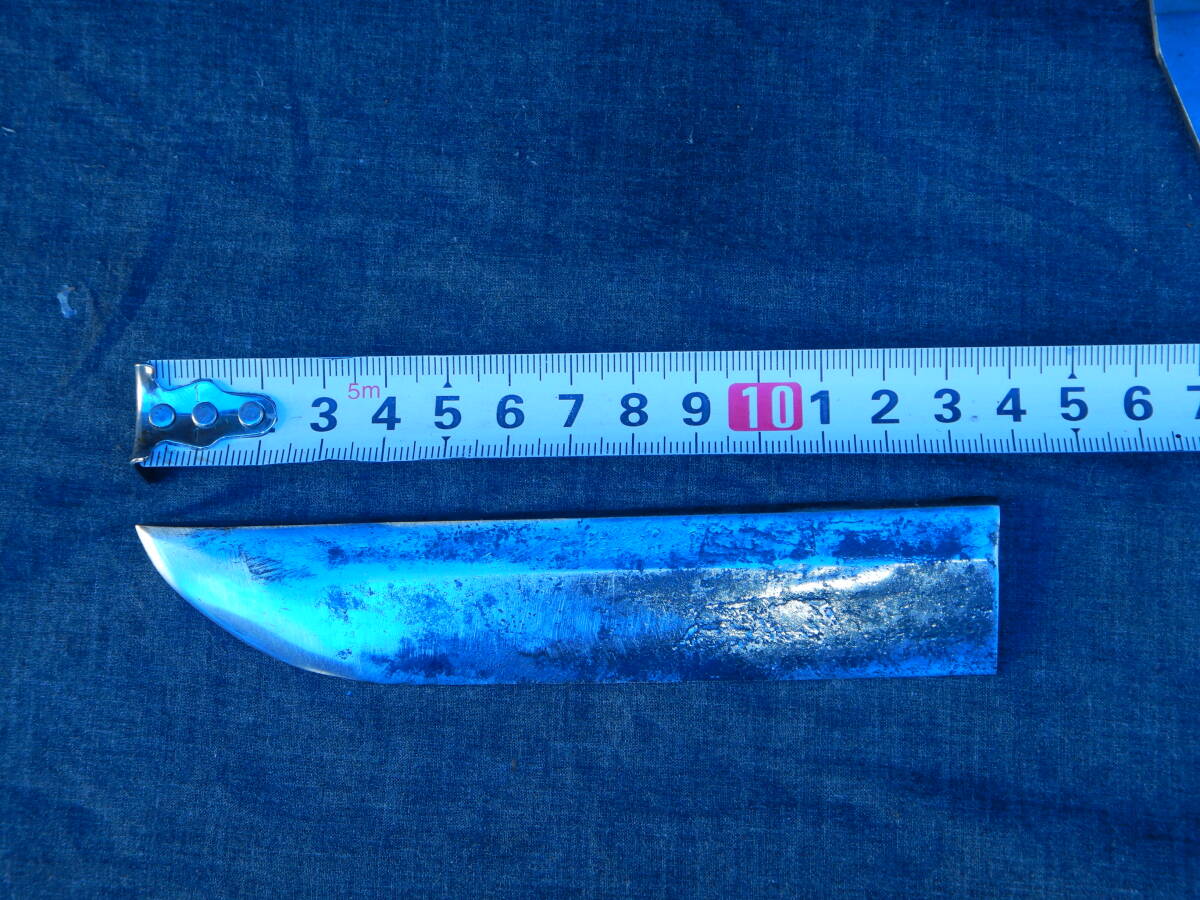  短刀 残欠造り 刃渡り：１３．８cm 日本刀 刀剣 刀 ハンティングナイフ ナイフ キャンピング キャンピングナイフ 合法品の画像2